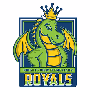 Knights View Elementary School logo